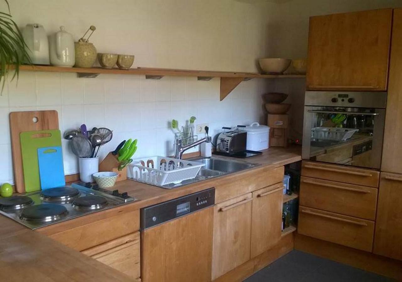 Aeltestes Haus In Quentel - Ferienwohnung 1 Mit Kleinem Garten Lichtenau المظهر الخارجي الصورة